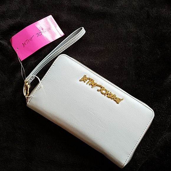 Betsey Johnson Handbags - ❄Betsey Johnson Powder Blue and Gold Wallet NWT❄